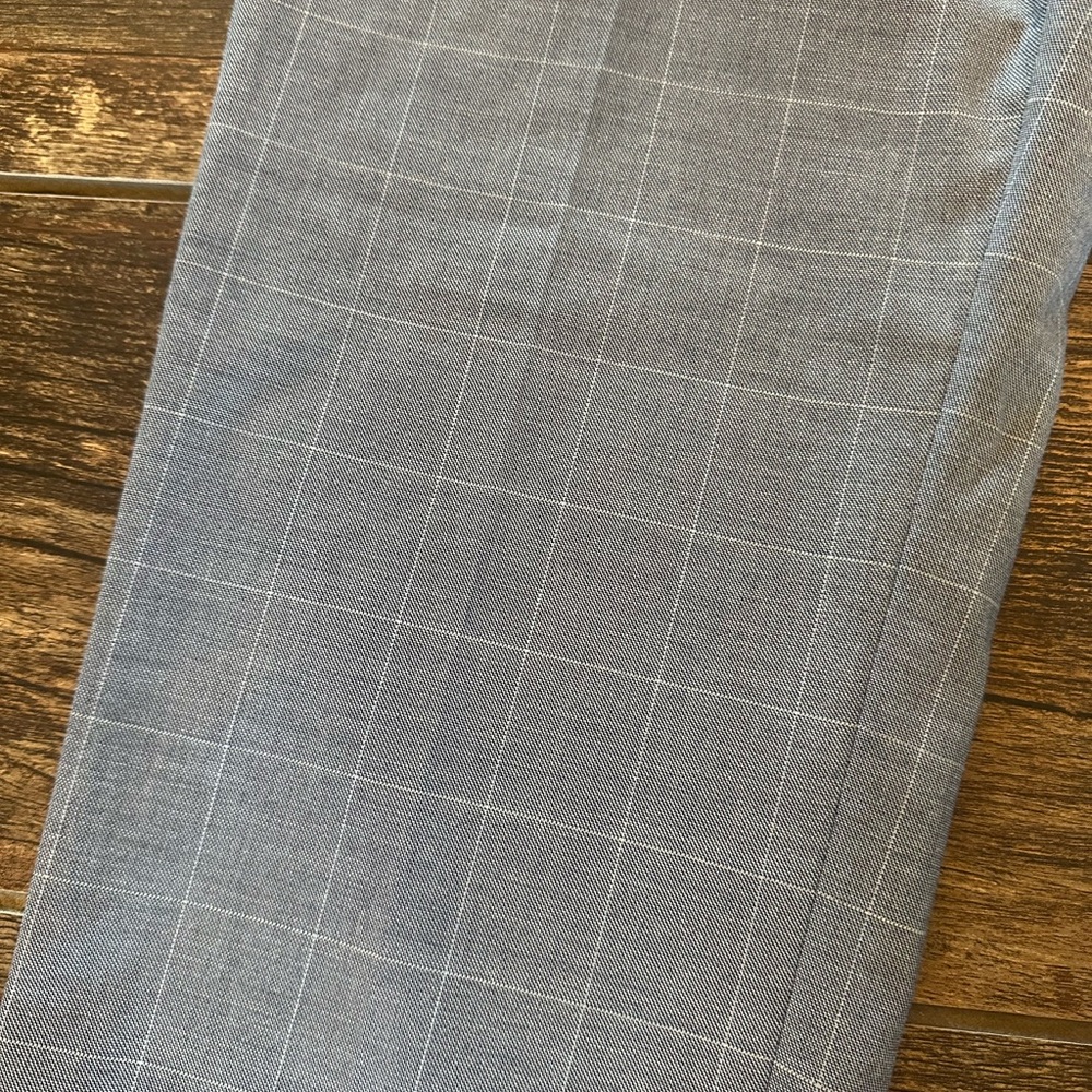 Michael Kors Men's Gray Plaid Dress Pants 32x30 - Picture 2 of 6